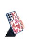 Samsung Galaxy S22 Ultra Compatible Transparent Silicone Flutter Protective Case Evil Eye Pattern - 2