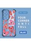Samsung Galaxy S23 Ultra Compatible Transparent Silicone Flutter Protective Case Evil Eye Pattern