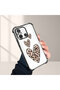 Xiaomi Redmi 12C Compatible Transparent Silicone Flutter Protective Case Leopard Patterns