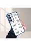 Samsung Galaxy S24 Fe Compatible Transparent Silicone Flutter Protective Case Heart Patterns - 4