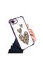 iPhone 16E Compatible Transparent Silicone Flutter Protective Case Leopard Patterns - 3