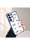 Samsung Galaxy S24 Ultra Compatible Transparent Silicone Flutter Protective Case Heart Patterns - 4