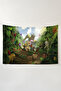Gamer Wall Cloth, Playstation Xbox – Gaming Themed, High-Quality Fabric, Tapestry Wall Carpet - 2