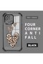 Xiaomi Redmi 10C Compatible Transparent Silicone Flutter Protective Case Leopard Patterns - 2
