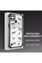 Realme C21Y/C25Y Compatible Transparent Silicone Flutter Protective Case Heart Patterns - 3