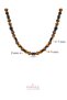 Certified Tiger's Eye and Mix Hematite Stone 6 mm Men's Natural Stone Necklace - 3