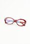Dore Bordo Oval Women's Blue Light Glasses - 4