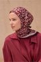 Leopar Desen Bordo Premium Soft Eşarp 13 - 10 - 2