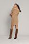 Madonna Collar Zipper Dress - 3