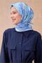 وشاح حريري بنمط زهور 4116D تويل - 2