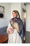 شال قطني ناعم منقوش من سلسلة مارلين ps194 - 5