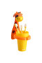 - Kids Toothbrush & Cup Holder Animal Design - Giraffe - 2
