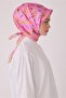 Fuchsia Object Pattern 100% Twill Silk Scarf 4050 - 31 - 3