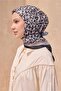Leopard Pattern Black White Premium Soft Scarf 13 - 02 - 2