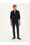 Navy Blue Slim Fit Zippered Knitwear Cardigan 50317409-Vr033 - 4