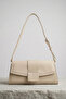 Women's Cream Cover Cross Strap Shoulder Bag