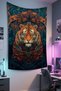 Gamer Wall Cloth, Playstation Xbox – Animal Themed, High-Quality Fabric, Tapestry Wall Carpet