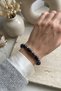 Mahogany Iron Obsidian Natural Stone Men's Bracelet - Healing Energy Bracelet - 2