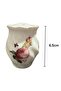 2 Pcs Rose Porcelain Gilded Salt and Pepper Shakers 120ml - 2