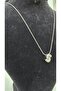 Stainless Steel Gold Color Zircon Stone Small Letter Necklace -S- Letter - 3