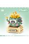 Pet Plant Series: Crowned Cactus |   450 Pieces Micro Blocks |   14+ Years Old |   Cactus Model - 3