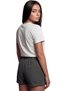 ''Göktürkçe Turkish'' Written and Bozkurt Figured Printed 100% Cotton Relaxed Fit Premium Women's T-Shirt - 3