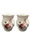2 Pcs Rose Porcelain Gilded Salt and Pepper Shakers 120ml - 3