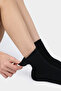 Bamboo Women's Elastic-Free Black Socks Stitch-Free Premium Socks Non-Squeezing Socks Leave No Marks - 5