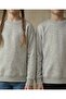 Unisex Children's Gray Melange Crew Neck Basic Sweatshirt - 100% Cotton Soft Woven - 5