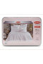Wafel Comforter Set Single 4 Pieces - White - 2