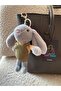 Cat Bag Gray Cute Rabbit Charm - 3