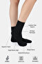 Bamboo Women's Elastic-Free Black Socks Stitch-Free Premium Socks Non-Squeezing Socks Leave No Marks - 2