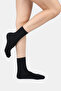 Bamboo Women's Elastic-Free White-Black-Grey Socket Stitch-Free Premium Socks 3-Pack Non-Squeezing Socks - 3
