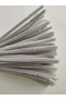 50 Pieces of Gray Chenille, Fuzzy Wire Suitable for Flower Making, 30 cm 6 mm - 2