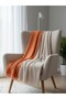 100% Organic Cotton 4-Layer Muslin Sofa Throw - Tv Blanket - Double-Sided Decorative Cover (90X200) - 3