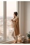 100% Organic Cotton 4-Layer Muslin Sofa Throw - Tv Blanket - Double-Sided Decorative Cover (90X200) - 2