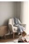 100% Organic Cotton 4-Layer Muslin Sofa Throw - Tv Blanket - Double-Sided Decorative Cover (90X200) - 3