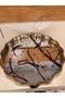 Tray Made of Wood and Mirror with Bird Pattern, Model with a Wheel, Medium Size, Color Antique, Diameter 35 cm
