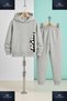 Children's 3-Piece Set'Penguin Directly in the Line' 3-Piece Hooded Sweatshirt Tracksuit Set - 3
