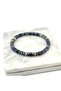 Certified Sodalite - Hematite Disc Model Natural Stone Bracelet - 3