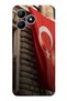 Realme Note 50 Compatible Giant Turkish Flag Printed Silicone Case