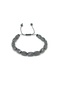 Certified Twisted Hematite Natural Stone Macrame Bracelet - 4