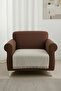 NaturaLux Cotton Bohemian Sofa Seat-Covering Sofa Bed Armchair Cover Throw | 100x210 Cream - 5