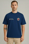 Göktürkçe Turkish Written Bozkurt Symbol Turkey and Turkish Flag Wolf Regular Fit 100% Cotton Tshirt