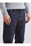 Indigo Standard Fit Gabardine Men's Trousers - 3