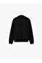 Regular Fit Long Sleeve Pocket Cotton Shirt Collar Zippered Corded Fabric Velvet Jacket - 4