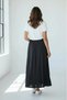 Women's Modal Fabric Elastic Waist Midi Skirt - 8