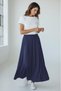 Women's Modal Fabric Elastic Waist Midi Skirt - 5