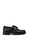 Men's Genuine Leather Black Marine Shoes