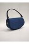 Women's Suede Hand and Shoulder Baguette Bag - 6